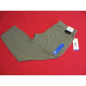 EDDIE BAUER ANKLE PANTS GREEN NWT LARGE